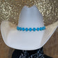 Turquoise Cross Hatband