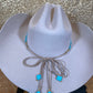 Turquoise Cross Hat Band