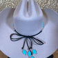 Oval Turquoise Hat Band