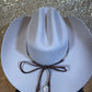 Beige Iridescent Hat Band