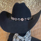 Black and Tan Speckle Hat Band