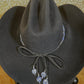 Blue Speckle Hat Band