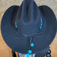 Square Turquoise Hat Band