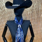 Royal Blue Bandana Print Wild Rag