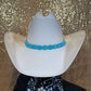 Square Turquoise Hat Band